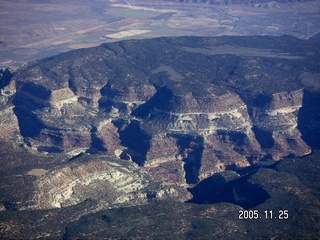 aerial -- Colorado canyon