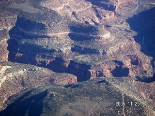 aerial -- Colorado canyon