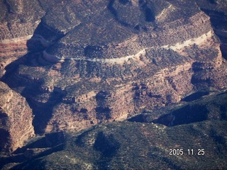 aerial -- Colorado canyon