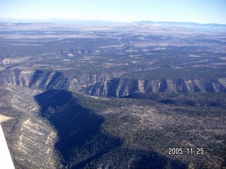 aerial -- Colorado canyon