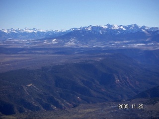 aerial -- Colorado canyon