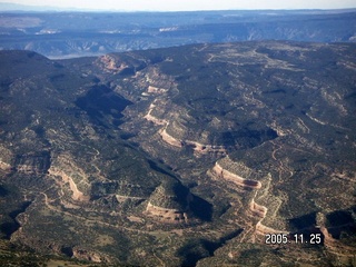 aerial -- Colorado canyon