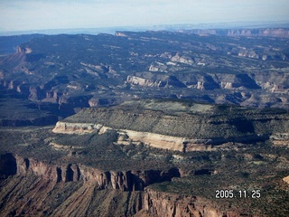 aerial -- Colorado canyon