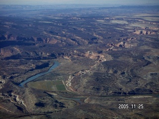 aerial -- Colorado canyon