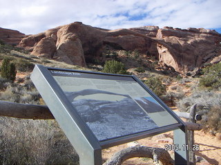 Arches National Park -- trail sign