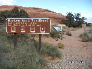 Canyonlands National Park -- Lathrop Trail sign