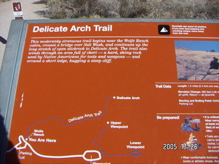 Canyonlands National Park -- Lathrop Trail sign