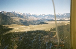 aerial -- Colorado canyon