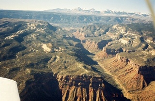 aerial -- Colorado canyon