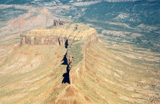 aerial -- Colorado canyon