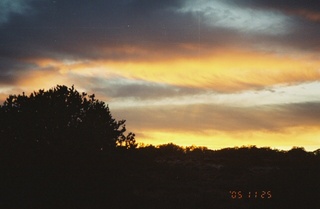 Bryce Canyon -- Navajo Mountain around sunset