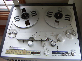 Jeff's Studer A-80 open reel tape deck