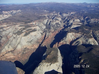 aerial -- Zion National Park