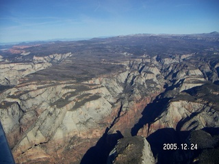 aerial -- Zion National Park