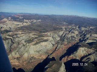 aerial -- Zion National Park