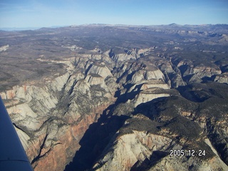 aerial -- Zion National Park