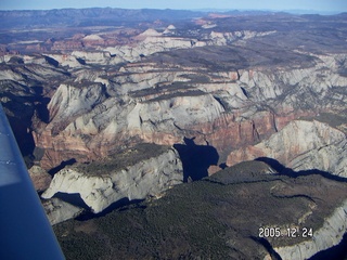 aerial -- Zion National Park