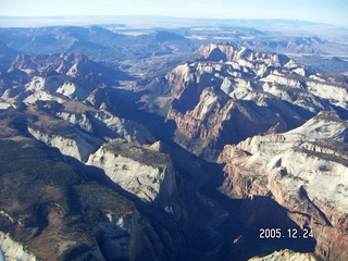 aerial -- Zion National Park