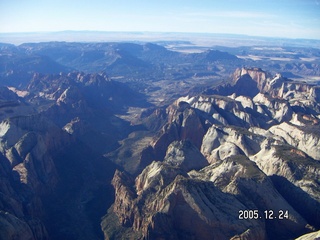 aerial -- Zion National Park