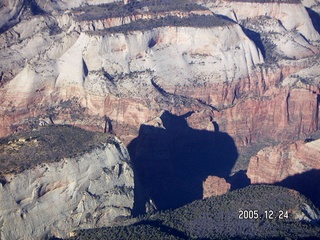 aerial -- Zion National Park