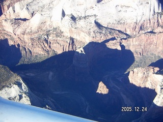 aerial -- Zion National Park