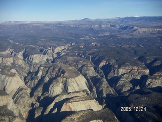 aerial -- Zion National Park