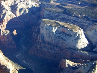 aerial -- Zion National Park