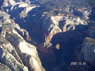 aerial -- Zion National Park