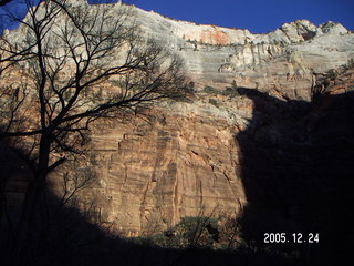 Zion National Park -- Angel's Landing hike -- Adam on top of the rock pile