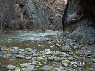 aerial --Virgin River and I-15 in Arizona