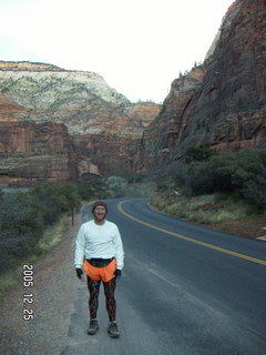 Zion National Park -- Hidden Canyon trail -- Adam