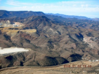 aerial -- from Globe to Roosevelt Lake