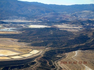 aerial -- from Globe to Roosevelt Lake