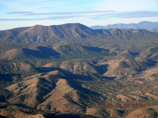 aerial -- from Roosevelt Lake to Globe