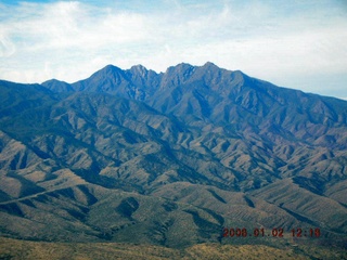 aerial -- from Globe to Roosevelt Lake