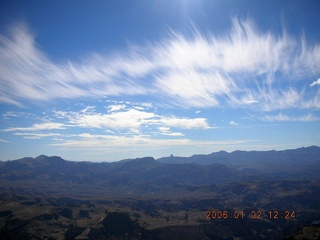 aerial -- Salt River -- interesting clouds