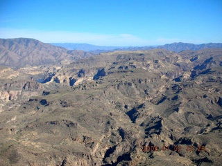 aerial -- Salt River -- interesting clouds