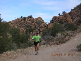 268 5pe. Bagdad -- Coors Lake trail -- Adam running