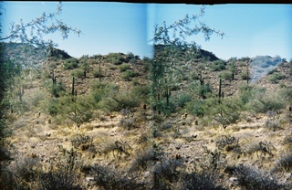 stereo-3D L+R parallel-eye Loreo -- Lost Dog Wash trail