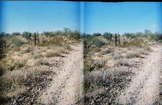 stereo-3D L+R parallel-eye Loreo -- Lost Dog Wash trail