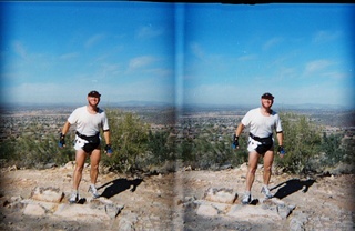 stereo-3D L+R parallel-eye Loreo -- Lost Dog Wash trail