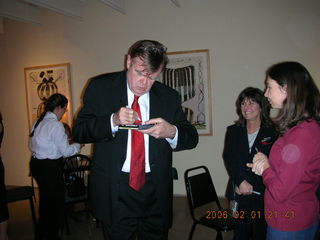 Garrison Keillor and Diane at Scottsdale Art Center
