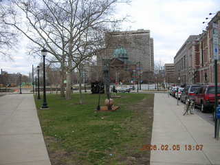 area outside Franklin Institute in Philadelphia