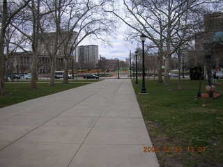 area outside Franklin Institute in Philadelphia