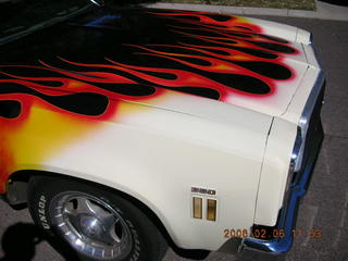 Sean's El Camino with flames -- Sean