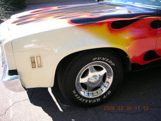 Sean's El Camino with flames