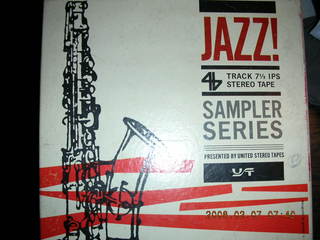 Jazz! Sampler Series tape box