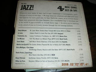Jazz! Sampler Series tape box