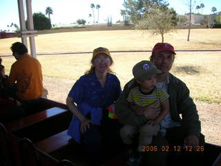 Betsy, Gaby, Ivan at Train Museum