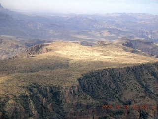 plateau near Salt River -- aerial